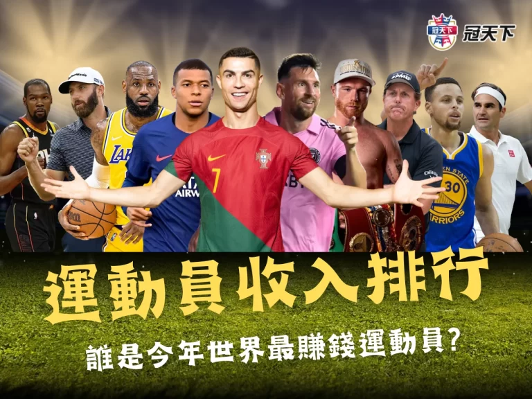 【運動員收入排行】誰是今年最賺錢? C羅收入來源大揭密!!!