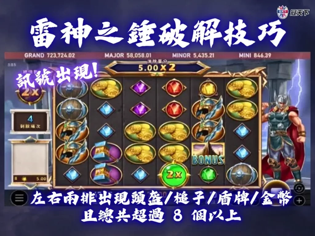 雷神之錘老虎機 免費雷神轉盤 娛樂城體驗金